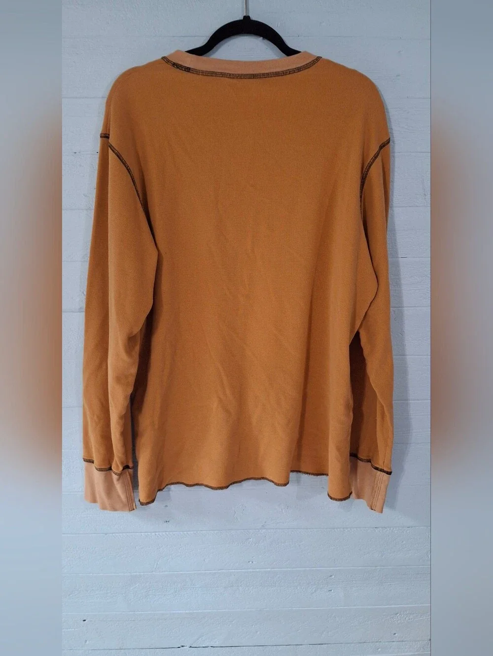 Mens Orange Timberland Shir Size XL.please See Pics For Spot.